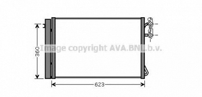 AVA QUALITY COOLING bw5295 -  Конденсатор, кондиционер